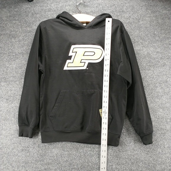 Stadium Athletics Youth Purdue Boilermakers Hoodie Black M 12-14 Embroidered - Picture 14 of 16